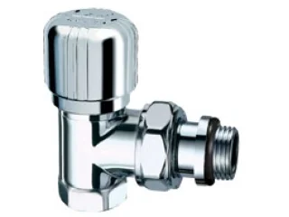 Вентиль термостатический угл., 1/2" ВР (сереб.), EPDM / аналог FL 0145