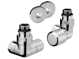 Комплект трехосевой 1/2" с гайкой М24*19 правый, сереб. 0156CL