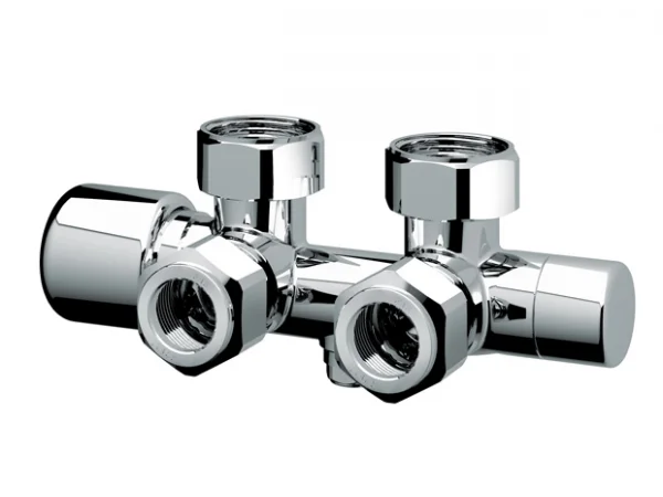 Термостатический угловой ОДНО/ДВУХТРУБНЫЙ вентиль., М24x19 0262